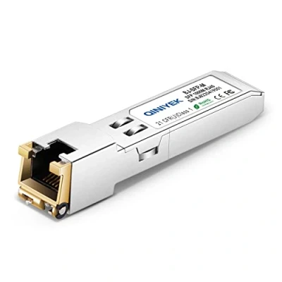 Immagine di QINIYEK 1.25G SFP T, 1000BASE T RJ45 in Rame per Cisco GLC T/SFP GE Ubiquiti UF 1G, Supermicro, fino a 100 m (confezione da 1)