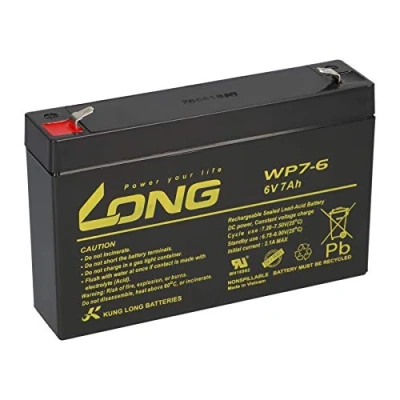Immagine di Batteria AGM compatibile 3 FM 7 20HR 3FM7 6V 7Ah, al piombo, 7,0Ah 7,2Ah