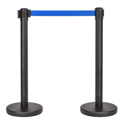 Immagine di PINNERS Set di Barriere Retrattili, Barriera con Nastro Estensibile 3 metri (2 unità), Pali Separatori, Sicurezza, Retrattile, Sicurezza