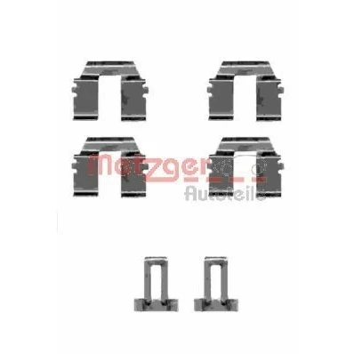 Immagine di METZGER 109 1233 Kit accessori, Pastiglia freno VOLKSWAGEN: Transporter 4 Bus, 4, Sharan I, FORD: Galaxy Mk1 MPV