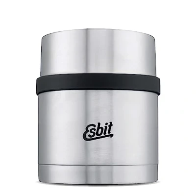 Immagine di Esbit Sculptor Contenitore termico per cibo, in acciaio inox, senza BPA, argento, nero e altro, 500 ml, 750 ml 1 litro, cibi caldi freddi, zuppe insalate, la scuola il lavoro