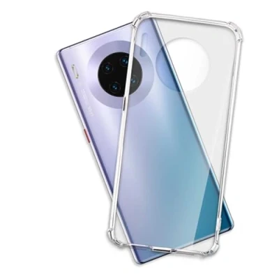 Immagine di mtb more energy® Custodia Crystal Armor per Huawei Mate 30 PRO (6.53&#039;&#039;) Hard PC Back &amp; Soft Silikon Bumper Angoli rinforzati Trasparente TPU Case Cover