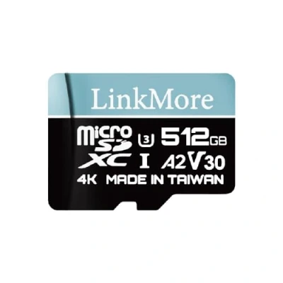 Immagine di LinkMore Scheda Micro SDXC 512 GB, XV23 Lite, A2, UHS I, U3, V30, classe 10, velocità di lettura fino a 100 MB/s, scrittura 85 adattatore SD incluso