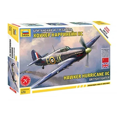 Immagine di Zvezda 7322 Hawker Hurricane Mk II C, Scala 1/72, Plastic Model Kit