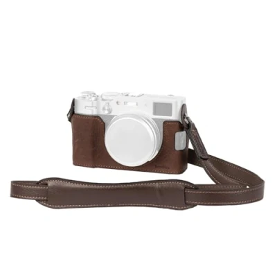 Immagine di SMALLRIG Kit Custodia in Mezza Pelle con Tracolla per FUJIFILM X100VI, Stile Retrò Fotocamera Telaio Lega di Alluminio, Marrone 4699