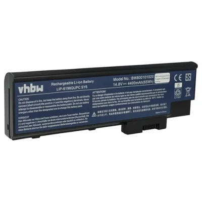 Immagine di vhbw 1x batteria compatibile con Acer Aspire 5601AWLMi, 5622, 5602WLMi, 5602, 5621, 5621AWLMi, 5622WLMi notebook (4400mAh, 14,8V, Li Ion)