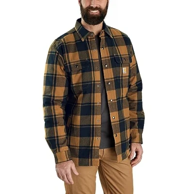 Immagine di Carhartt Flannel Relaxed Fit Sherpa Maglietta, marrone Carhartt, M