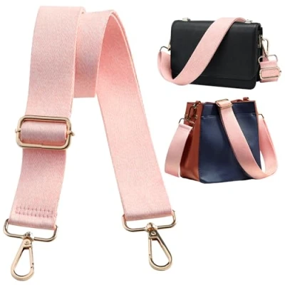 Immagine di Navaris Cinghia di Ricambio per Borsa a Tracolla Tracolle Colorate Intercambiabili Borse con Ganci Larga Colorata Regolabile in Tessuto Effetto Nylon Accessori Donna Uomo