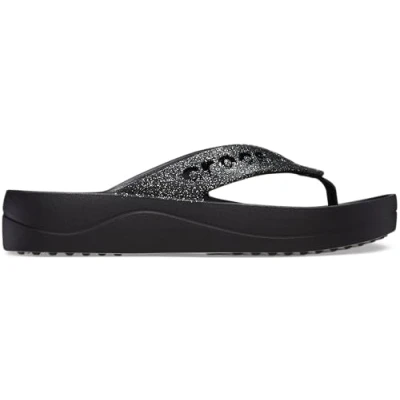 Immagine di Crocs Baya Platform Flip, Sandali con Zeppa Donna, Nero, 42 EU