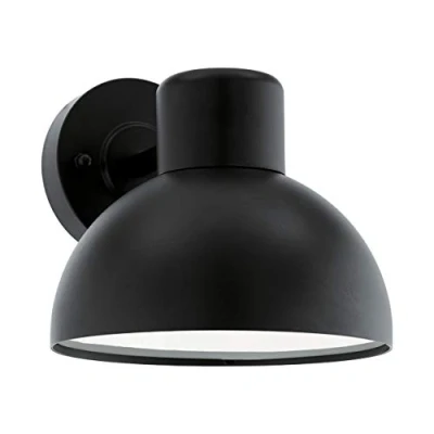 Immagine di Eglo Entrimo Lampada da Parete per Esterni a 1 Luce, Attacco E27. IP44. in Acciaio Zincato, Nero