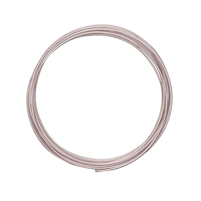 Immagine di Vaessen Creative Filo Metallico di Alluminio con goffratura Circolare, 2 mm x 5 m Opaco Nebbia Rosa