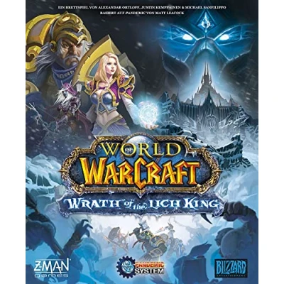 Immagine di Z Man Games Asmodee World of Warcraft: Wrath the Lich King, Connoisseur Game, Gioco di strategia, Tedesco, Multicolore