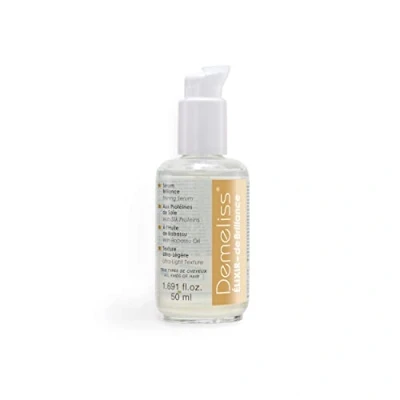 Immagine di DEMELISS Siero Capelli con Proteine della Seta Elisir di Brillantezza Trattamento Dopo la Piastra per Setosi e Luminosi Texture Leggera Effetto Anticrespo Senza Solfati Parabeni.