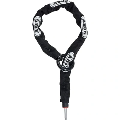 Immagine di ABUS, catena di inserimento per antifurto da telaio Adaptor Chain 2.0 8KS, la sicurezza doppia della bici, spessore 8 mm, lunghezza 85 cm, nero, con borsa 5952