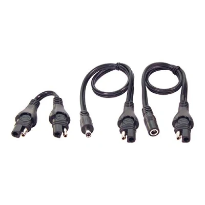 Immagine di TecMate Optimate Cable O 67, Kit Adattatore, 3 Pezzi, da SAE a CC 2,5 mm
