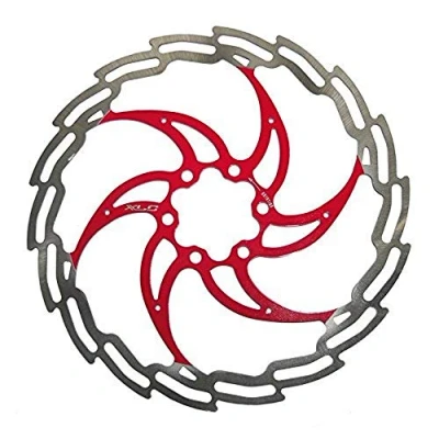 Immagine di XLC BR X02, Bremsscheiben Unisex Adult, Argento/Rosso, 160 mm