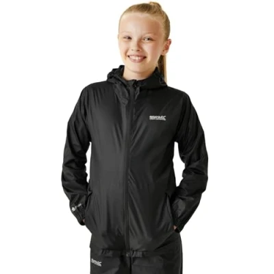 Immagine di Regatta Giacca Unisex per bambini Pk It Jkt Iii, Bambini, Giacca, RKW213 800C09, Nero, 140 cm