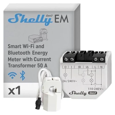 Immagine di Shelly EM Gen3 Modulo di misurazione Bluetooth, Wi Fi