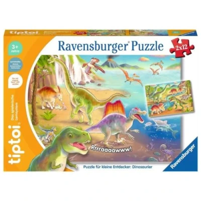 Immagine di Ravensburger tiptoi Puzzle 00198 per Piccoli esploratori: Dinosauro, Bambini dai 3 Anni in su, 1 Giocatore,