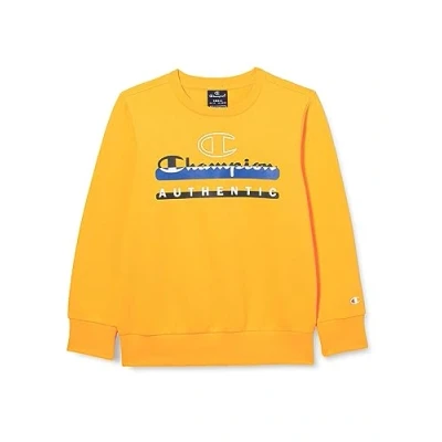 Immagine di Champion Legacy Graphic Shop B Ultralight Powerblend Fleece Crewneck Felpa, Oro, 7 8 Anni Bambino FW23