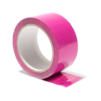 Immagine di Modulor nastro per imballaggio, adesivo colorato in polipropilene, pacchi con acrilico, larghezza 5 cm x lunghezza 66 m, spessore 48 µm, rosa