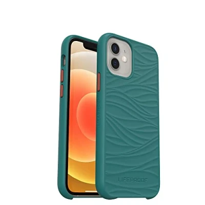 Immagine di Otterbox cover per iPhone 12 mini LifeProof Wake, resistente a shock e cadute fino 2 metri, sottile protettiva, progettata in modo sostenibile da plastica riciclata oceani, Verde