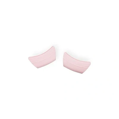 Immagine di Le Creuset Coppia presine Adattabile Resistente al Calore fino a 250 C, Silicone, Set di 2, Rosa (Shell Pink), 42813002310000