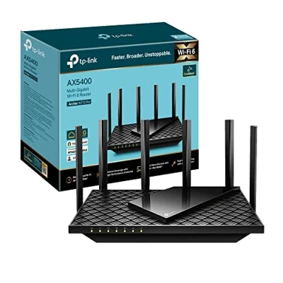 Immagine di TP Link Archer AX72 Pro Router AX5400Mbps Wi Fi 6, 2.5G Porta WAN/LAN, Larghezza di Banda 160MHz, USB 3.0, Streaming 8K, Ampia Copertura, Client e Server VPN, HomeShield, MU MIMO, OFDMA