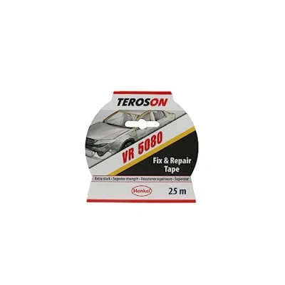 Immagine di Henkel Manico Nastro Adesivo Extra Forte 25 m di Lunghezza, Teroson VR 5080, 801959