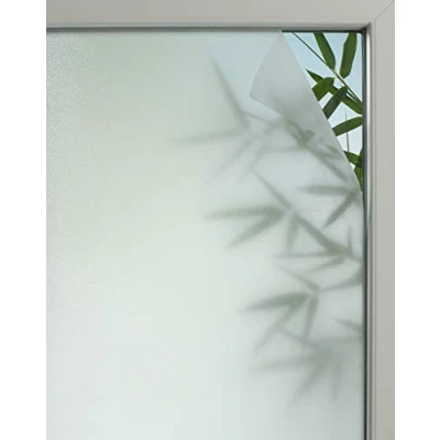 Immagine di Gardinia Pellicola per finestre ad adesione statica, Privacy 50, Traslucido, Tagliabile su Misura, 100% PVC, 67,5 x 150 cm, Semi Trasparente