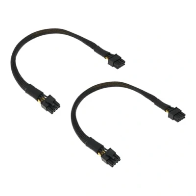 Immagine di the Lord of Tools 2PCS Cavo Di Alimentazione GPU Da 8 Pin A Adattatore Sostitutivo Compatibile Con Dell R730 Su Nvidia K80 M40 M60 P40 P100 PCIE (35 Cm)