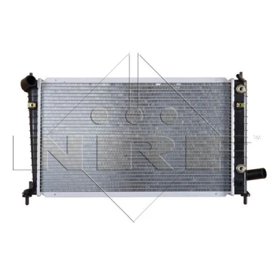 Immagine di NRF 53196 Radiatore motore Alluminio 608 350 26 Alette di raffreddamento saldate