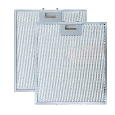 Immagine di Pack 2 Filtri Metallici per Cappa Aspirante da Cucina KE0001781 Compatibili con Cappe Fagor, Edesa, Aspes, Balay 30,5x26,8cm Colore Argento