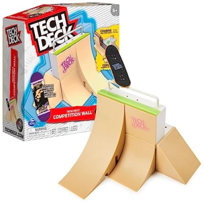 Immagine di Tech Deck, Competition Wall X Connect Park Creator, set di rampe personalizzabili e montabili con fingerboard speciale, giocattolo per bambini ragazzi ragazze