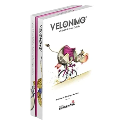 Immagine di Studio Supernova Velonimo Gioco di carte, numeri e ciclismo, 2 5 giocatori, 8+, Edizione in Italiano