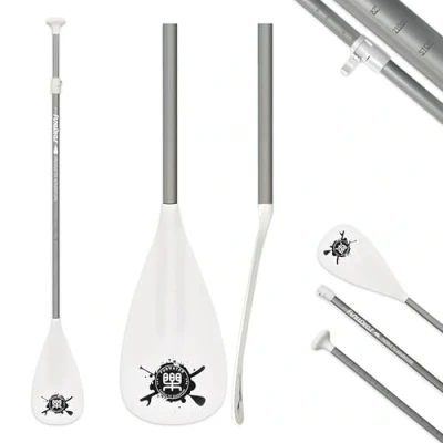 Immagine di FunWater Pagaia SUP 3 pezzi regolabile Stand Up paddle Board Tavola da leggera e galleggiante Durevole riponibile, lame in nylon rinforzate, colpo efficiente