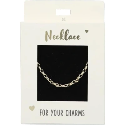 Immagine di Depesche 11783 005 Collana a Maglie Medie, placcata Oro, Lunghezza variabile (42 cm + 5 cm), Ideale Come Piccolo Regalo, Multicolore, Normal