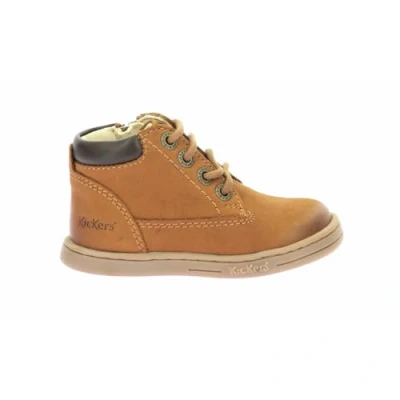 Immagine di Kickers Tackland, Scarpe con Lacci Unisex Bimbi 0 24, Cammello Marrone, 23 EU