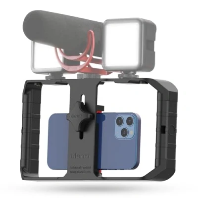 Immagine di ULANZI U Rig Pro Smartphone video Rig, Stabilizzatori e supporti per con 3 Cold Mount, Stabilizzatore Telefono iPhone 12/11/XR/Galaxy/Huaiwei/Xiaomi Vlog Youtuber