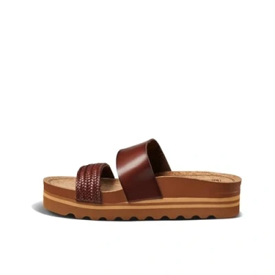 Immagine di Reef Cushion Vista Hi, Wedge Sandal Donna, Chocolate, 37.5 EU