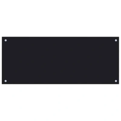 Immagine di vidaXL Paraschizzi per Cucina Paraspruzzi Fornelli Resistente al Calore Pannello Splashback Parete Nero 100x40 cm in Vetro Temperato