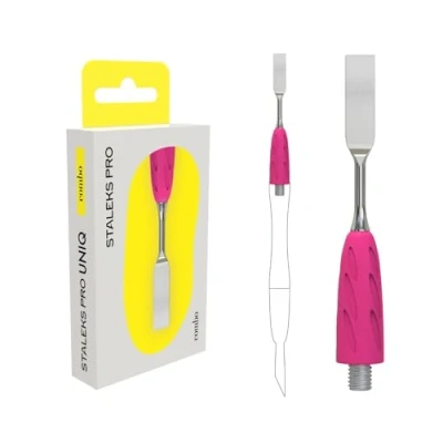 Immagine di STALEKS PRO by Natury Nails Spintore parte intercambiabile. Acciaio inossidabile e silicone sterilizzabile. Manicure pedicure. GUMMY Combo (UNIQ 18)