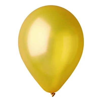 Immagine di Busta 100 palloncini perlati in lattice naturale Premium Quality G120 (Ø 33cm / 13&quot;), oro perlato