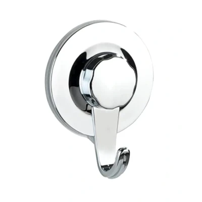 Immagine di WENKO Static Loc® Plus Gancio da parete Valenza, Cromo per salviette, appendiabiti, fissaggio senza trapano