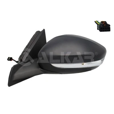 Immagine di Specchietto retrovisore esterno Alkar 6139726 Sx con la prima mano elettrico termico, convesso OPEL: Corsa F Hatchback