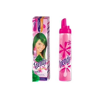 Immagine di Venita Mousse Colorante Trendy Teinte Émeraude Vert 11 Couleurs Fantaisie Disponibles Application Facile Couleur Temporaire Format Pratico 75 ml Verde Smeraldo