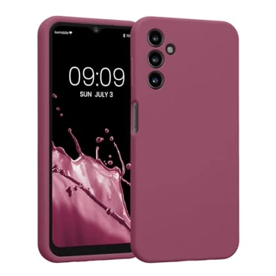 Immagine di kwmobile Custodia Compatibile con Samsung Galaxy A14 5G Cover Back Case per Smartphone in Silicone TPU Protezione Gommata viola orchidea