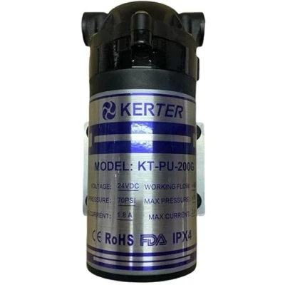 Immagine di Booster pompa ad osmosi inversa impianto filtro acqua 75 200 400 600 GPD (200 gpd)