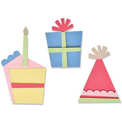 Immagine di Sizzix Fustella Bigz L Elementi per Feste di Jennifer Ogborn 666029 Capitolo 4 2022 SRD, Alluminio, Multicolour, One Size
