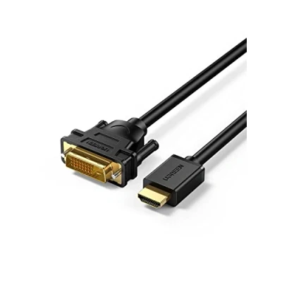 Immagine di UGREEN Cavo HDMI su DVI Bidirezionale 1080P, Adattatore a (24+1) ad Alta Velocità per Proiettore, HDTV, DVD, PS3, e Altri Dispositivi con D (1M)